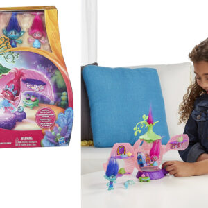 NUOVO TROLLS DreamWorks Trolls Poppy's Coronation Pod CON 2 PERSONAGGI COMPRESI B6560