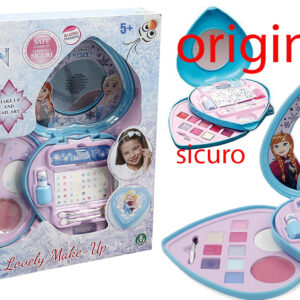 Frozen, trucchi Trousse a forma di cuore con scomparti a forma di stelle, 13 pz.