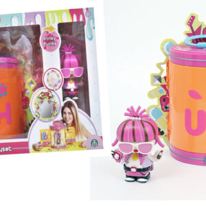 U-HUGS U HUGS - Guardaroba Vanity Playset con Bambola e Braccialetto Incluso