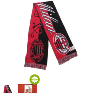 Sciarpa Ufficiale Milan  a.c  2016 SCARP Milan JAQUARD  misure 140 x 20 cm circa