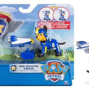 Spinmaster 20071466 - Air Rescue Rubble Ruben Paw Patrol Action Pack Pup & Badge NUOVO MODELLO