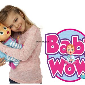 Bambola Baby Wow - 12 FUNZIONI E INTERAGISCE CON 10 COMANDI VOCALI - IMC Toys 94727IMIT ISTRUZIONI IN ITALIANO E MULTILINGUE