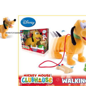 IMC Toys 181243 - Mickey Mouse Pluto Camminante Filoguidato con Suoni- Cammina, si ferma, abbaia, muove la coda.
