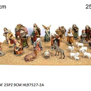 STATUINE PRESEPE ASSORTIMENTO NATIVITA'  9 presepe di natale - NATIVITA' SET DA 25 PEZZI - 1 scatola - VERSIONE CON PIU' RIFINITURE ADATTO A CHI REALIZZA PRESEPI ANCHE DA RIVENDERE 7651ASSORTIMENTO 8PEZZI  VERSIONE ECONOMICA  ADATTO A CHI REALIZZA PRESEPI