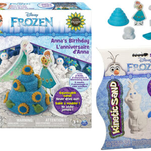 KINETIC SAND OFFERTA DISNEY ELSA - ANNA CON 5 STAMPINI + OLAF - COME FOTO