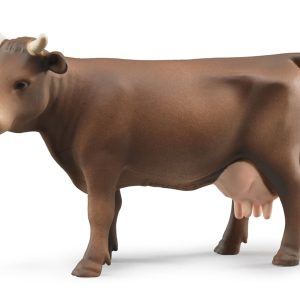Bruder 02308 - MUCCA AL PASCOLO  MODELLO 1  - Animal Cow Brown Kids Farming - scala 1/16