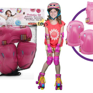 Soy Luna YLU02211 - Kit Protezioni Bambina per Pattini, ginocchiere  Taglia M