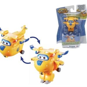 Giochi Preziosi - Super Wings Donnie, Aereo Robot Personaggio Trasformabile Articolato, Alto 5 Cm GIOCATTOLO ORIGINALE GIOCHI PREZIOSI TOYS