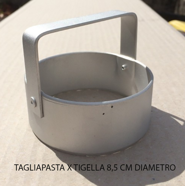 NUOVO MODELLO TAGLIAPASTA DIAMETRO 8,5 CM TIGELLA TIGELLE TIPICO MODENESE