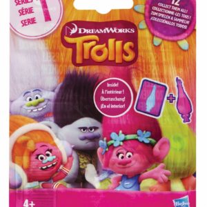 Trolls BOX 24 Bustine 1 serie completa, 12 Personaggi Assortiti Hasbro B6554
