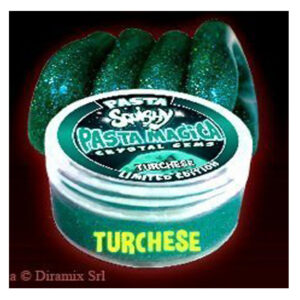 PASTA SQUISHY - PASTA MAGICA - COLORE TURCHESE - CRYSTAL GEMS