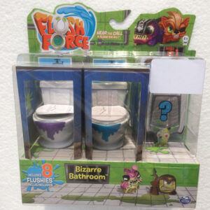 FLUSH FORCE WC FLUCH TO REVEAL MODELLO MACCHIA WC VERDE SUL WC E WC VIOLA  - da 8 Flushies - COME FOTO