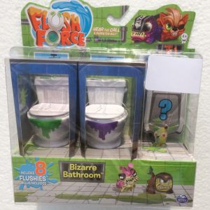 FLUSH FORCE WC FLUCH TO REVEAL MODELLO MACCHIA WC VERDE SUL WC E WC VIOLA  - da 8 Flushies - COME FOTO