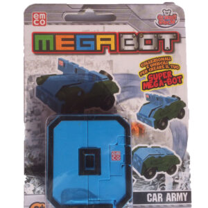 MEGA BOT - MEGABOT GRANDI GIOCHI - CREA IL TUO ROBOT MODELLO NUMERO 0 - CAR ARMY