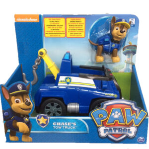 NUOVO Paw Patrol - CHASE TOW TRUCK COMPRESO DI PERSONAGGIO