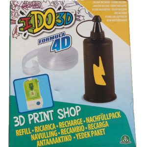 RICARICA - RECAMBIOS - RECHARGE - PENNA I DO 3D - IDO3D 3d print shop 1 colore GIALLO inchiostro e 1 pezzo di Formula 4D per creare il tuo stampo