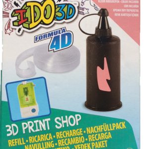 RICARICA - RECAMBIOS - RECHARGE - PENNA I DO 3D - IDO3D 3d print shop 1 colore ROSA  inchiostro e 1 pezzo di Formula 4D per creare il tuo stampo