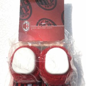 NIGACALZE CALZE MILAN AC.. INTERNAZIONALE UFFICIALE PER BAMBINI UNICA 0-6 MSESI - GIA' TIFOSO DA PICCOLO - OTTIMO REGALO …