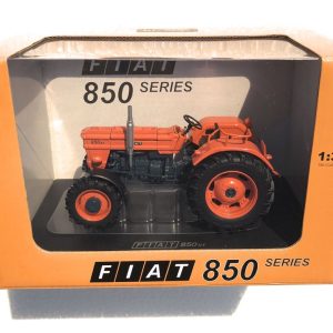 UNIVERSAL HOBBIES MODELLINO TRACTOR -TRATTORE - UH 5297 - FIAT 850 DT SUPER WIHTOUT  CABIN - SENZA  CABINA RUOTE ARANCIO  EDIZIONE LIMITATA