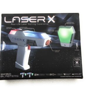 Giochi Preziosi - Laser-X Blaster, Real-Life , con 2  pistole, 2 ricevitori, Luci e Suoni' COLPISCI FINO A 30 MT
