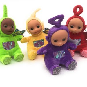 TELETUBBIES  - PELUCHE 4 PERSONAGGI - DIPSY - LAA LAA - PO - TINKY WINKY  -  Personaggio alto circa 20-22 cm