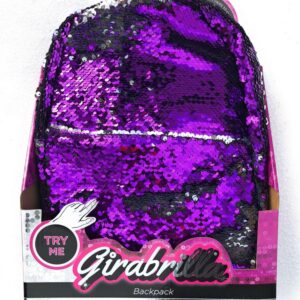 Girabrilla backpack Zaino colore VIOLA / ARGENTO originale di Nice 02505