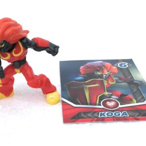 Gormiti  Personaggio KOGA PERSONAGGIO  PRESENTE NELLE BUSTINE ALTEZZA CIRCA 5-6CM DIPENDE DAL MODELLO COMPRENDE GORM-CARD!