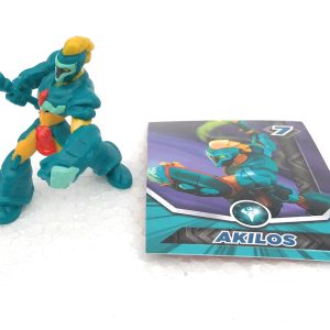 Gormiti  Personaggio AKILOS  7 PERSONAGGIO  PRESENTE NELLE BUSTINE ALTEZZA CIRCA 5-6CM DIPENDE DAL MODELLO COMPRENDE GORM-CARD!