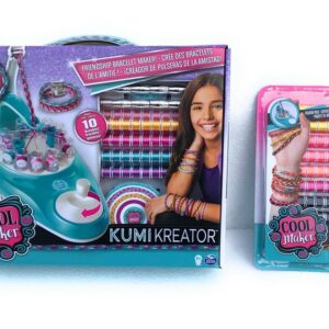 Cool Maker - Macchina per Braccialetti KumiKreator di Spin Master + 1 BLISTER RICARICHE (modello variabile)