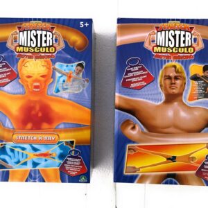 MISTER MUSCOLO 2PZ OFFERTA COMPLETA  PER UN EVENTO SPECIALE - PERSONAGGIO GIGANTE ALLUNGABILE FINO A 4 VOLTE - Stretch Amstrong + Mister Muscolo X Ray, Personaggio Allungabile di Giochi Preziosi TRE02000