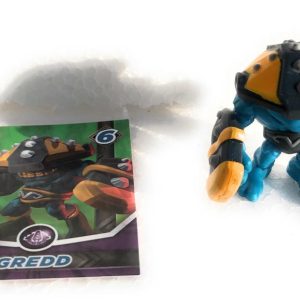 Gormiti  Personaggio GREDD PERSONAGGIO  PRESENTE NELLE BUSTINE ALTEZZA CIRCA 5-6CM DIPENDE DAL MODELLO COMPRENDE GORM-CARD!