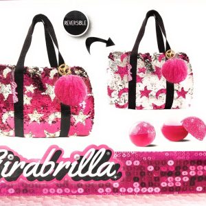 Girabrilla Zaino SPORT BAG COLORE FUCSIA - ROSA -  novità colori reversibili  - Girabrilla di Nice 02532