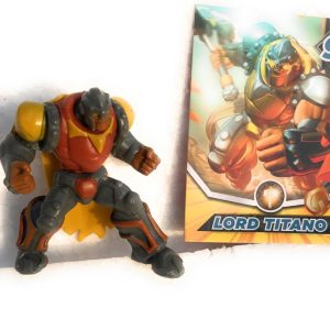 Gormiti  Personaggio NEW LORD TITANO PERSONAGGIO  PRESENTE NELLE BUSTINE ALTEZZA CIRCA 5-6CM DIPENDE DAL MODELLO COMPRENDE GORM-CARD!