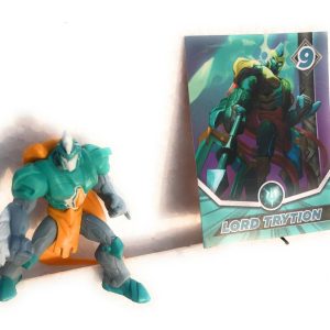 Gormiti  Personaggio NEW  LORD TRYTION PERSONAGGIO  PRESENTE NELLE BUSTINE ALTEZZA CIRCA 5-6CM DIPENDE DAL MODELLO COMPRENDE GORM-CARD!