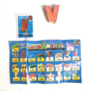 LETRABOTS - LETRANIMAL - IL TUO ROBOT A FORMA DI ANIMALE VICKY AQUILA RAPAX LETTERA ( V ) - CARD INCLUSA - CICABOOM