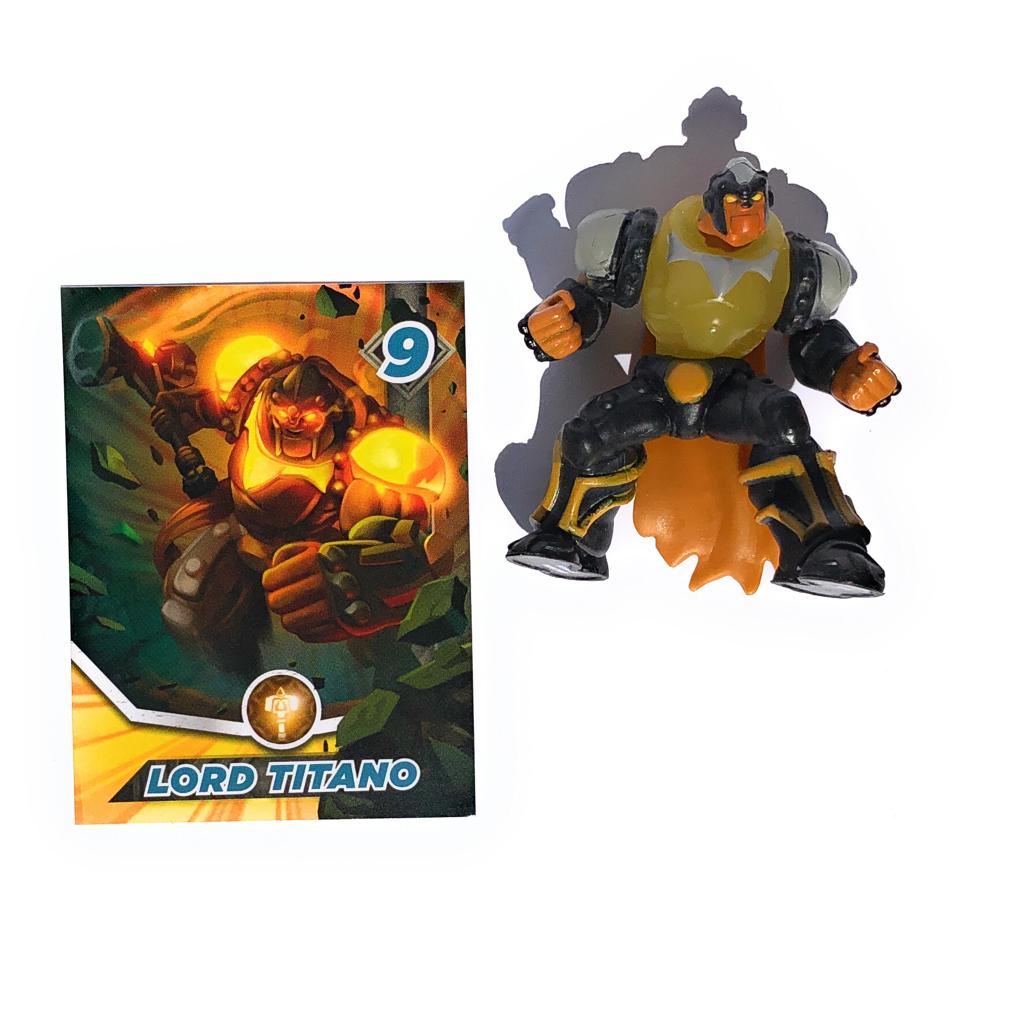 Gormiti NEW LORD TITANO LIMITED EDITION SI ILLUMINA AL BUIO PERSONAGGIO  PRESENTE NELLE BUSTINE ALTEZZA CIRCA 5-6CM DIPENDE DAL MODELLO COMPRENDE GORM-CARD!