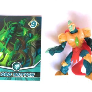 Gormiti NEW LORD TRYTION  LIMITED EDITION SI ILLUMINA AL BUIO PERSONAGGIO  PRESENTE NELLE BUSTINE ALTEZZA CIRCA 5-6CM DIPENDE DAL MODELLO COMPRENDE GORM-CARD!