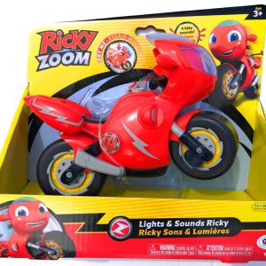 Nuovo Ricky Zoom - Richy Zoom personaggio giocattolo con Luci e Suoni compreso di batteria cod rcy 04000