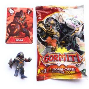 GORMITI ALPHA KOGA ASSORTIMENTO  WAVE 8 - PERSONAGGIO PRESENTE NELLE BUSTINE ALTEZZA CIRCA 5-6CM DIPENDE DAL MODELLO COMPRENDE GORM-CARD!