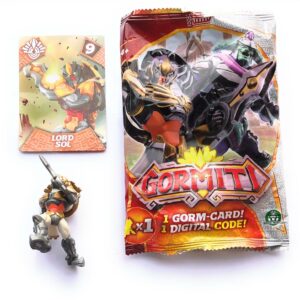 GORMITI ALPHA  LORD SOL ASSORTIMENTO  WAVE 8 - PERSONAGGIO PRESENTE NELLE BUSTINE ALTEZZA CIRCA 5-6CM DIPENDE DAL MODELLO COMPRENDE GORM-CARD!