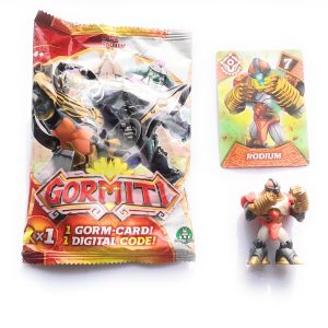 GORMITI ALPHA RODIUM ASSORTIMENTO  WAVE 8 - PERSONAGGIO PRESENTE NELLE BUSTINE ALTEZZA CIRCA 5-6CM DIPENDE DAL MODELLO COMPRENDE GORM-CARD!