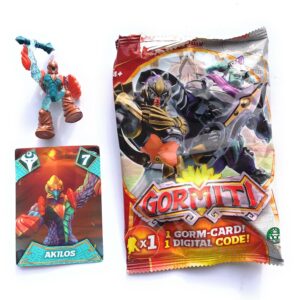 GORMITI ALPHA AKILOS ASSORTIMENTO  WAVE 8 - PERSONAGGIO PRESENTE NELLE BUSTINE ALTEZZA CIRCA 5-6CM DIPENDE DAL MODELLO COMPRENDE GORM-CARD!