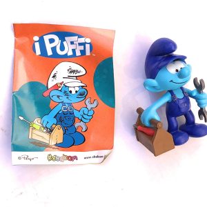 I PUFFI MESTIERI SBABAM PERSONAGGIO PUFFO  MECCANICO  ALTEZZA CIRCA 9 CM VARIABILE DAL MODELLO