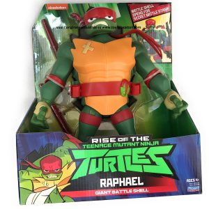 Turtles Giant Battle Shell Raphael 81450 81455 - Tartaruga Ninja Raffaello Gigante 30 cm con guscio segreto x armi