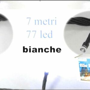 LUCI DI NATALE A LED FILO LED FLASH CON GIOCHI DI LUCE BIANCA  - USO ESTERNO  ADATTO A PRESEPI O ILLUMINARE OGGETTI