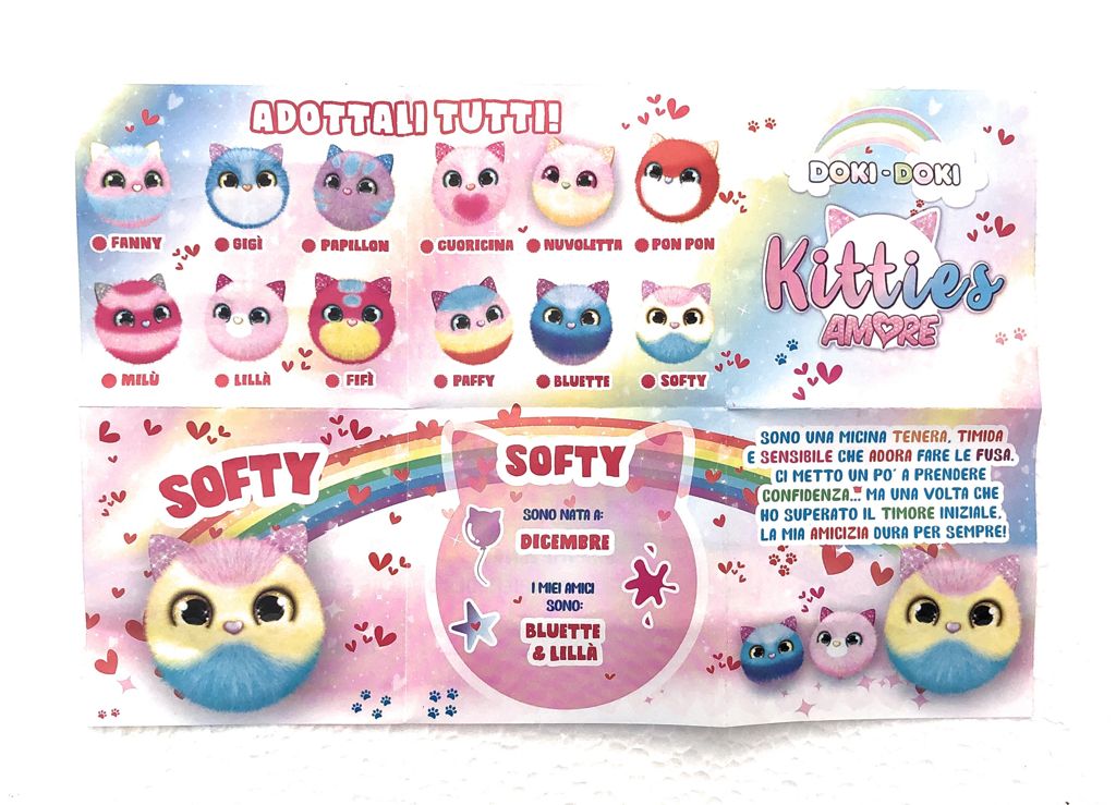 Kitties Amore Doki Doki Sono una gattina carina che fà le fusa modello NUVOLETTA E BLUETTE - Mese maggio e Novembre - immagine 3
