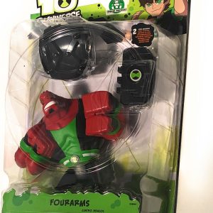 Ben 10 Omniverse personaggio collezzione 2x2 FourArms 15 cm  con accessorio per messaggi alieni