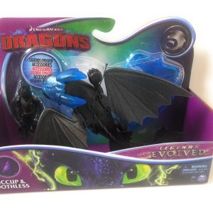 Dreamworks Dragons Legends Evolved Hiccup & Toothless (Sdentato)