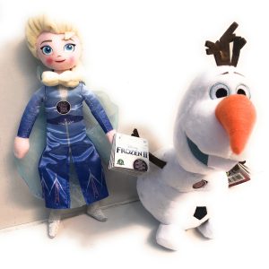 Frozen 4 PELUCHE PERSONAGGIO - ELSA - OLAF - ALTEZZA MASSIMA 25 CM