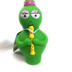 NOVITA' BARBAPAPA' - BARBA PERSONAGGIO : BARBALALLA SUONA IL FLAUTO CIRCA 8,5 CM